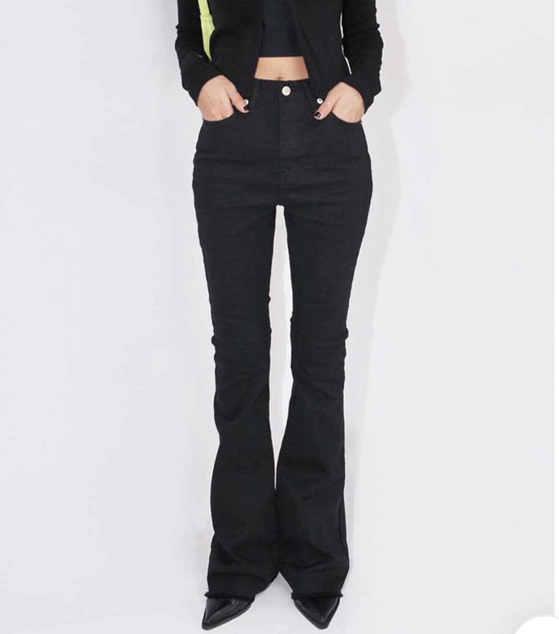 Ootj 블랙 부츠컷  상품이미지1