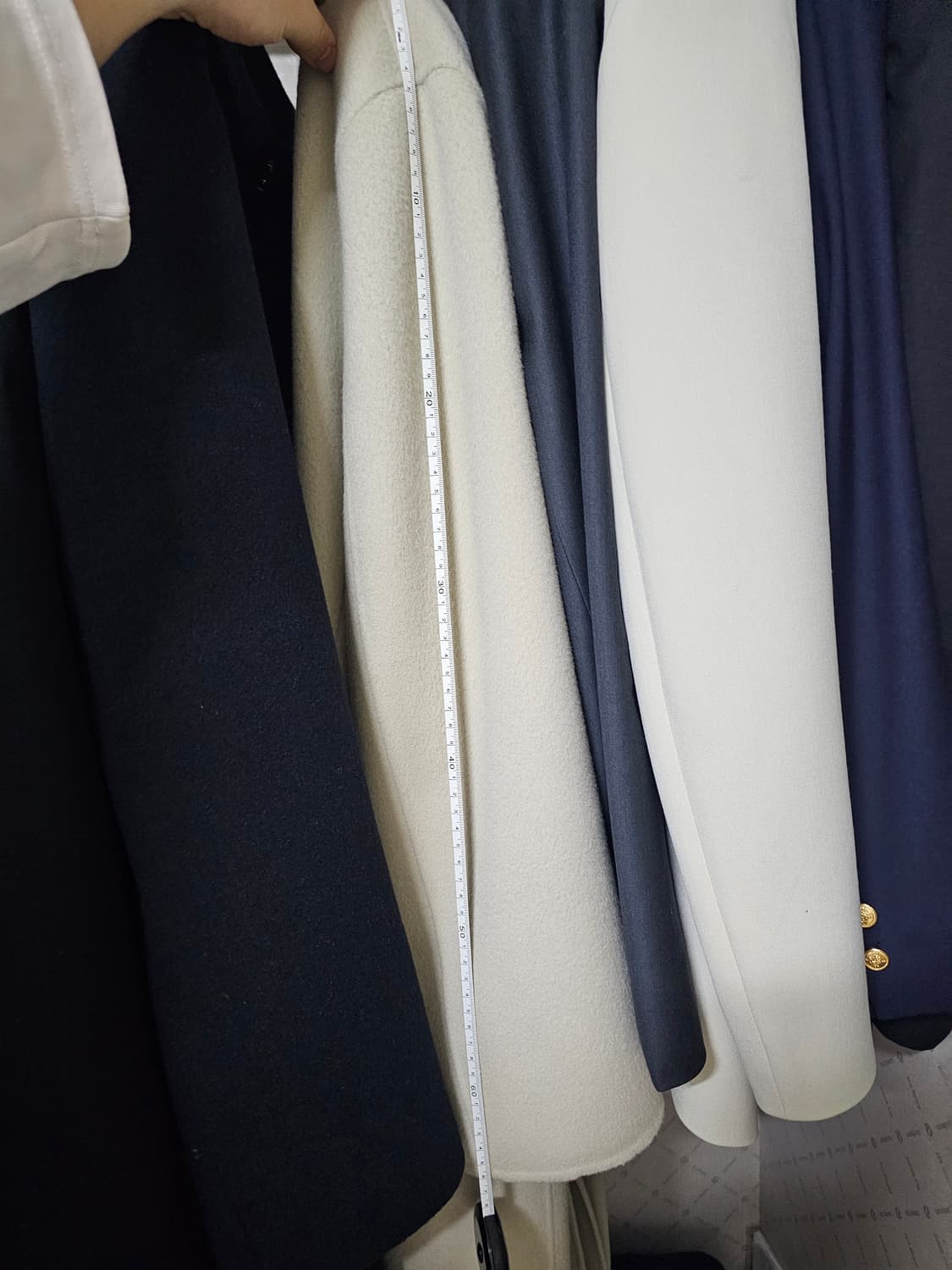 24fw 타임옴므 캐시미어 블랜드 싱글코트 105(에크루) 상품이미지3