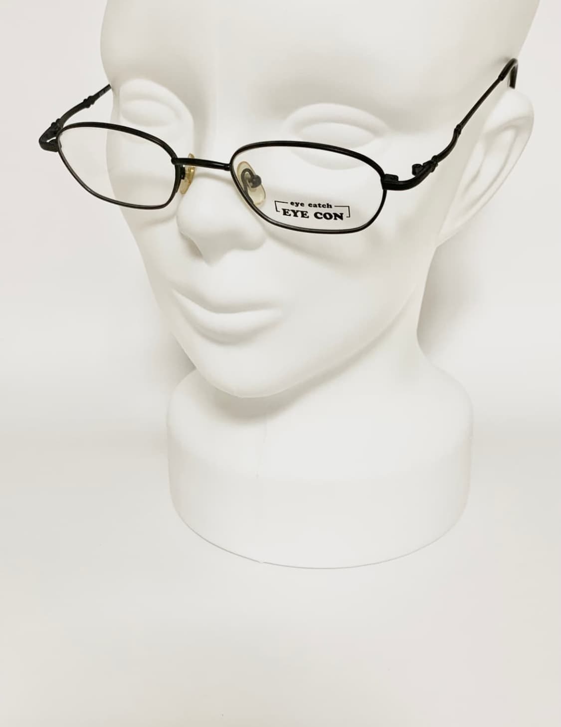 데드스탁 아이콘 남녀공용 매트 블랙 메탈 오벌 안경 75 상품이미지6