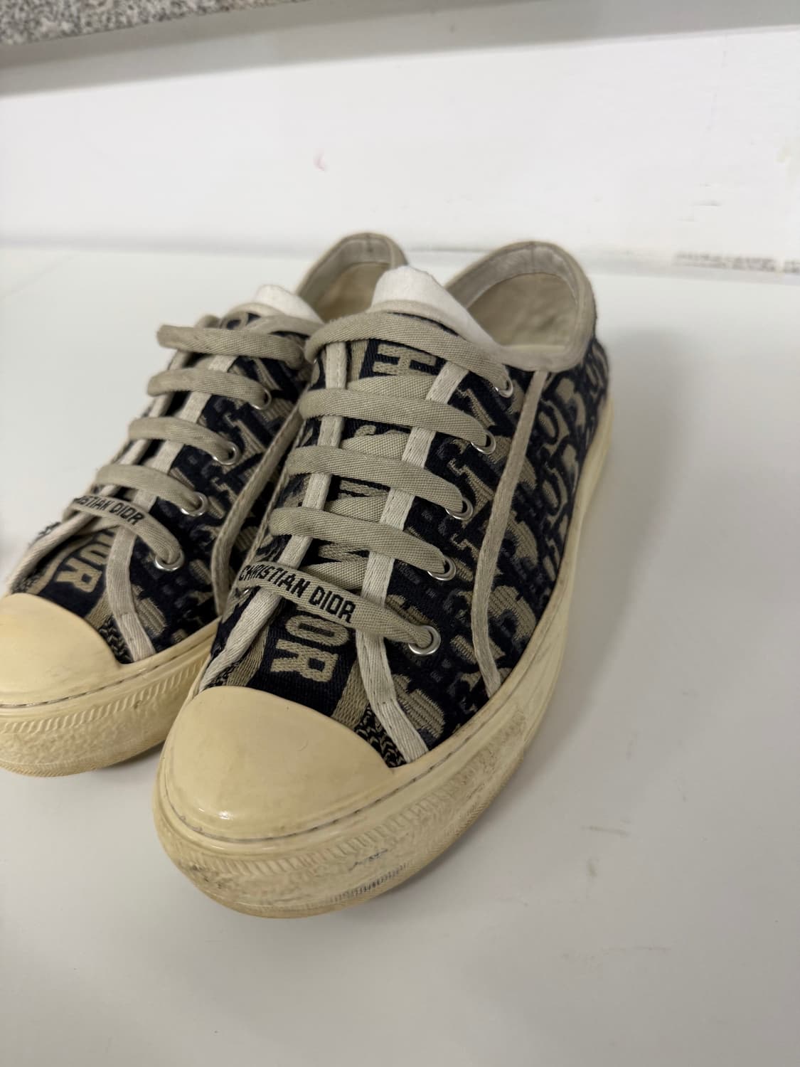 정품) 디올 오블리크 스니커즈 로우 36 상품이미지2