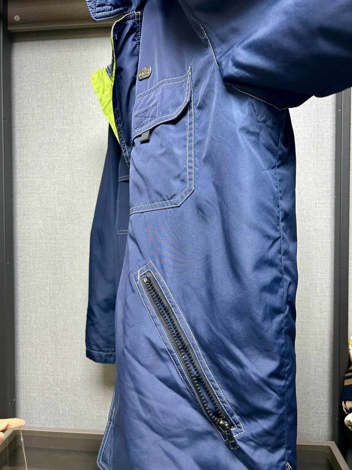 라코스테 남성 야상 방한 자켓 네이비 M 상품이미지5