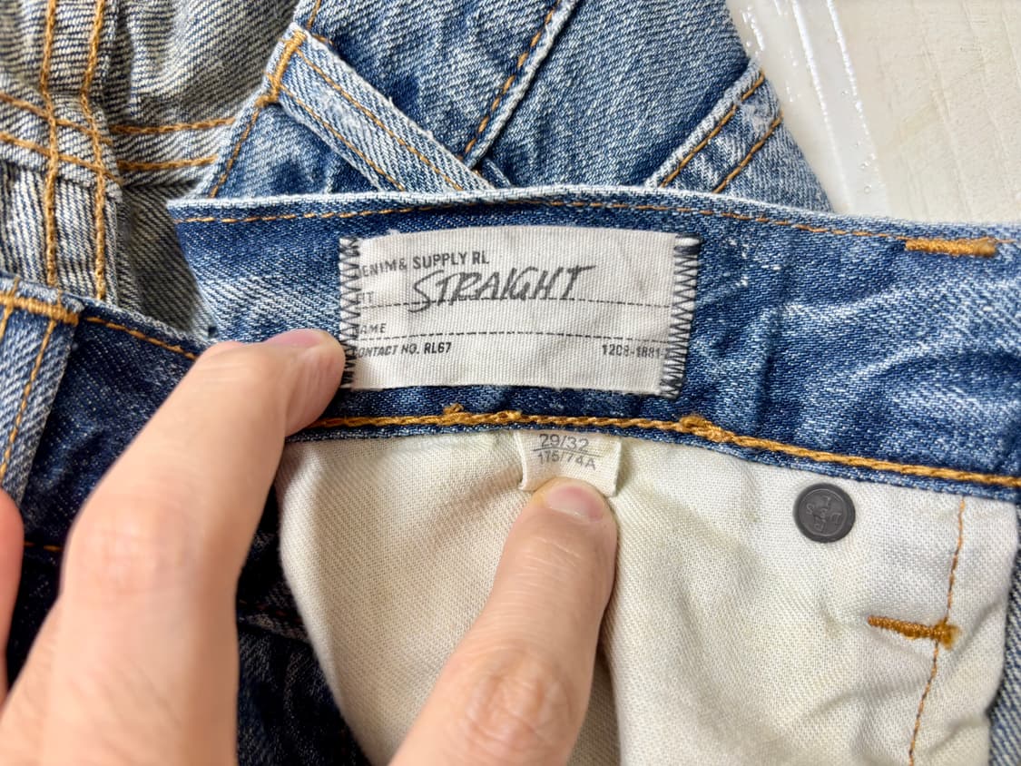 폴로 랄프로렌 데님앤서플라이 워싱진 데님 29 denim&supply 상품이미지7