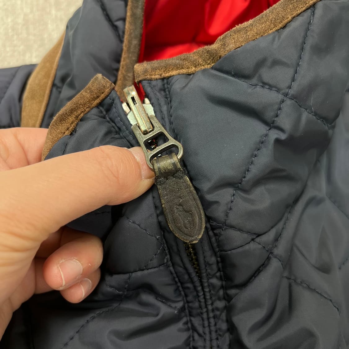 100 폴로랄프로렌 리버시블 양면 퀄팅 레더 자켓  상품이미지5