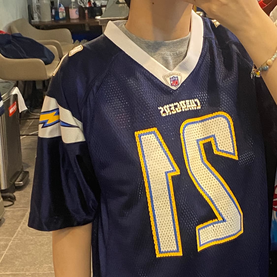 [NO.9] NFL 풋볼 져지 반팔티 네이비 상품이미지3