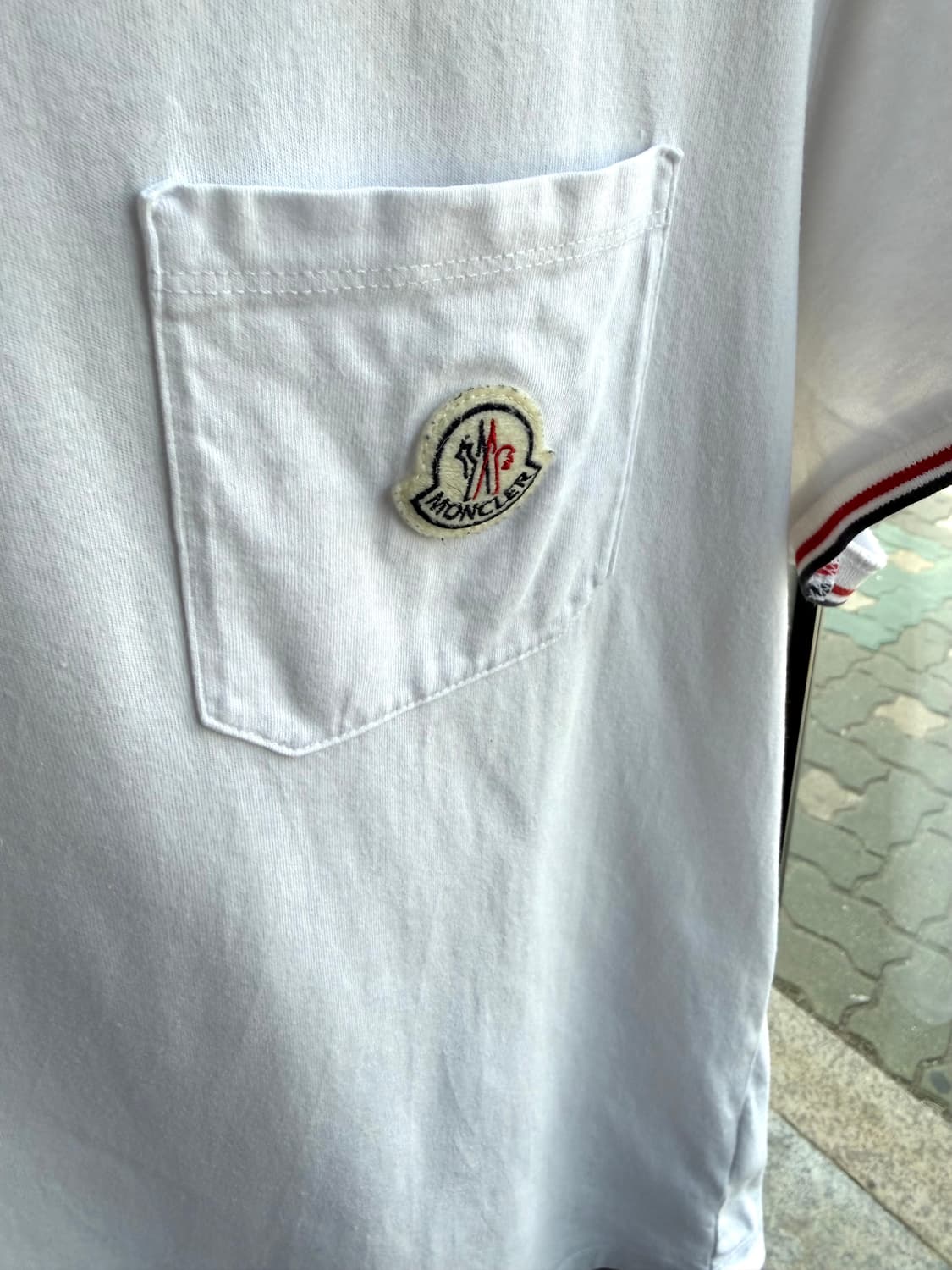 .XL/ 몽클레어 포켓 와펜 반팔 티셔츠 상품이미지6