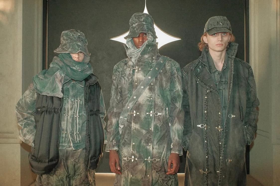 떠그클럽 데님 트렌치 코트 카모 -3size- 미착용 새상품 상품이미지3