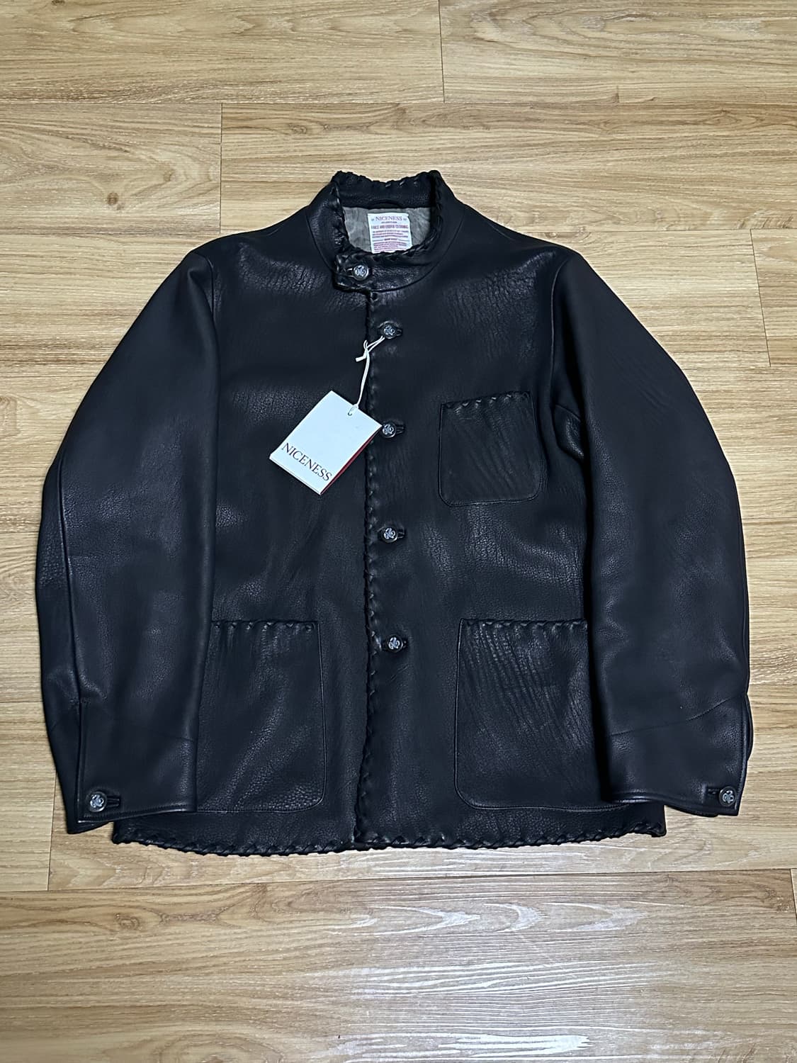L 새제품 택포320만)25ss NICENESS SIMONON Black 상품이미지1