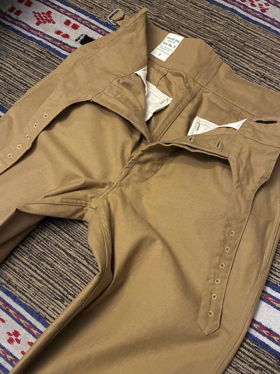 (L~XL)브론슨 논스탁 아미 투턱 구르카팬츠 카키베이지 상품이미지5