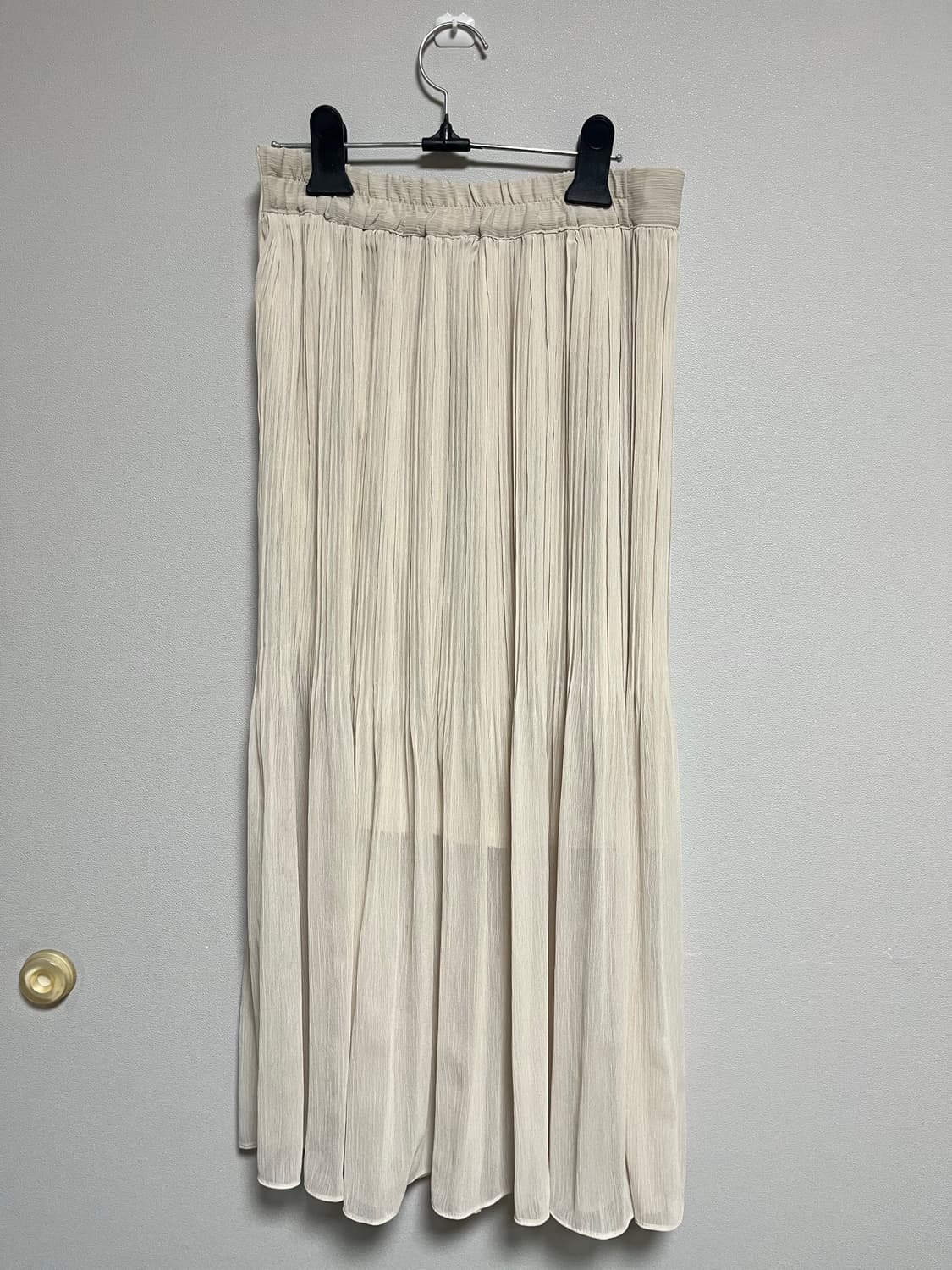 [새상품]아이보리 롱스커트 상품이미지2