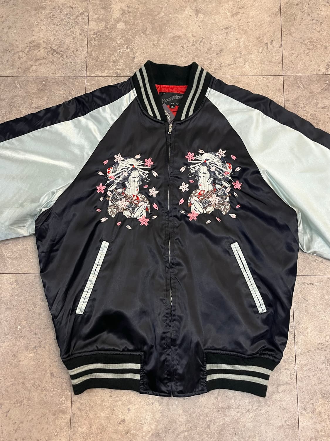 호시히메 자수 스카잔 블랙 XL#csz2897 상품이미지4