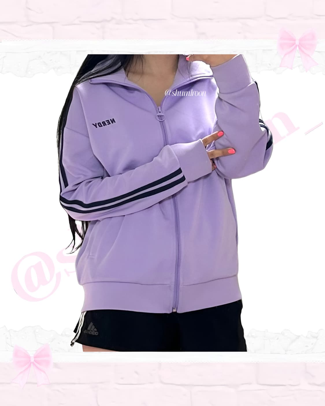 널디 포도색 보라 져지 퍼플 상품이미지3