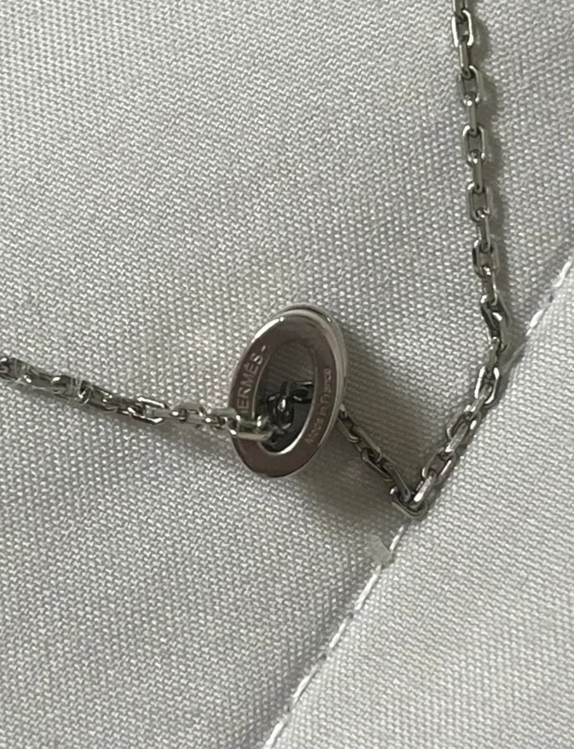 [정품] 에르메스 팝아슈 미니 핑크 목걸이 상품이미지4