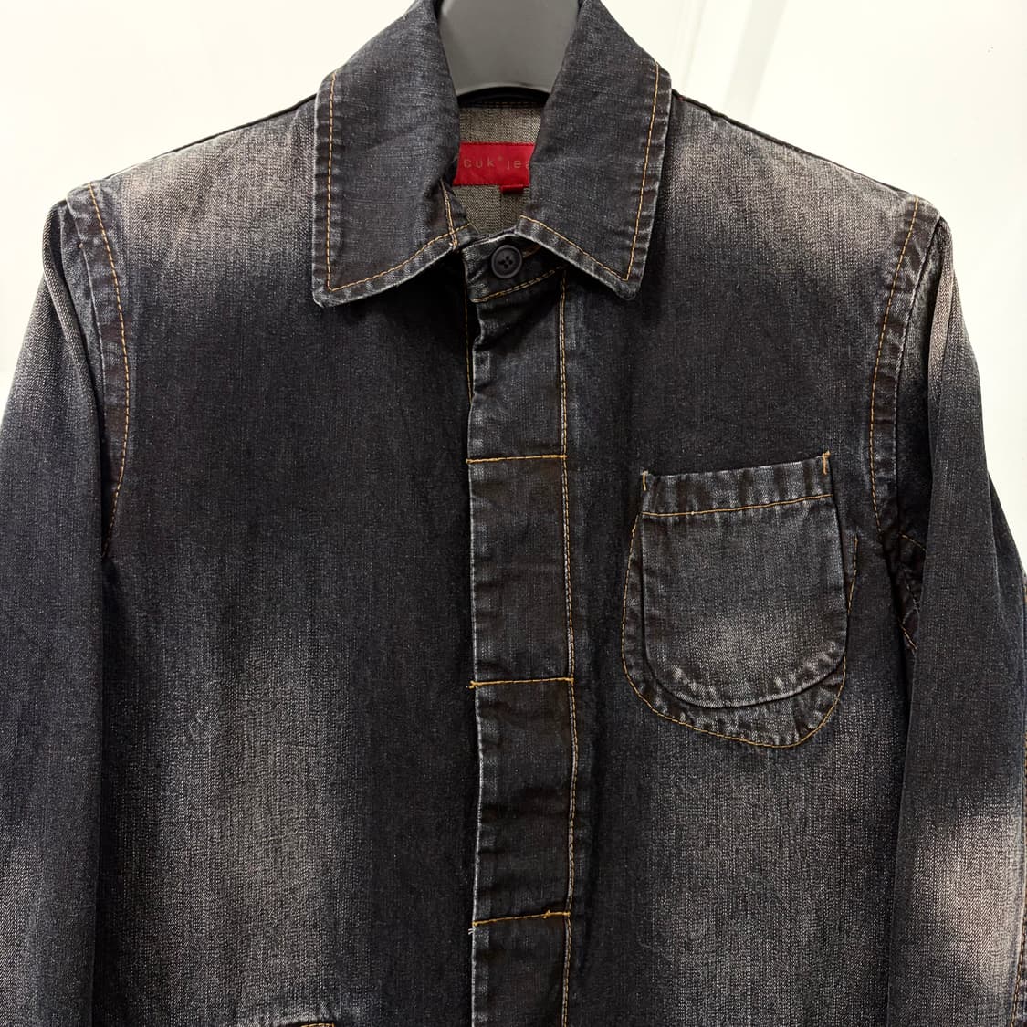 Fuck Jeans 흑청 데님 자켓 상품이미지6