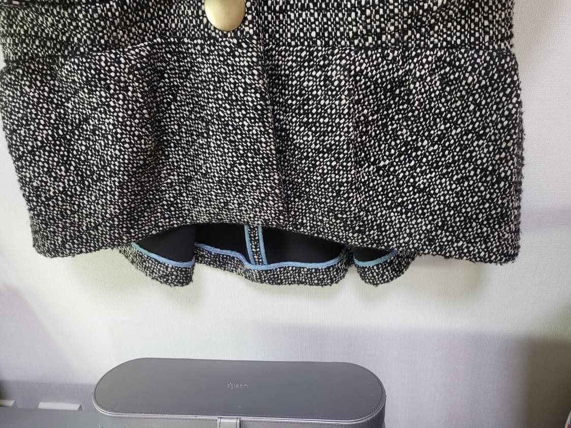 오즈세컨 오버사이즈 핏의 트위드 버튼자켓 free 상품이미지3