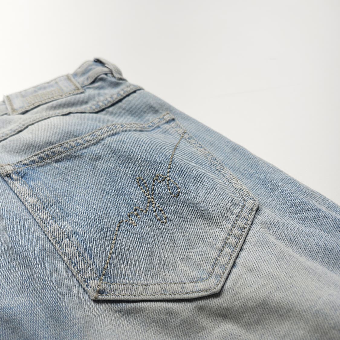 마리떼 프랑소와저버 디스트로이드 와이드 데님 팬츠 (28) 상품이미지5