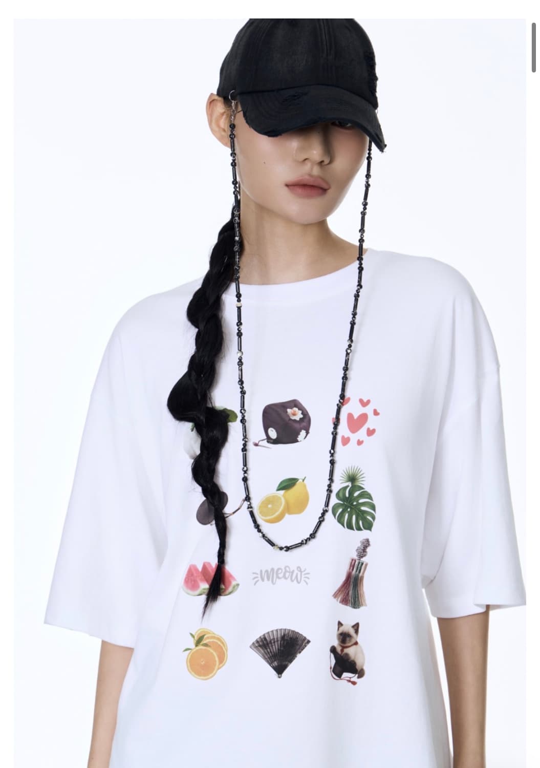 새상품) 71to96 칠하나구륙 갓끈볼캡 자개블랙 볼캡 캡 모자 상품이미지1