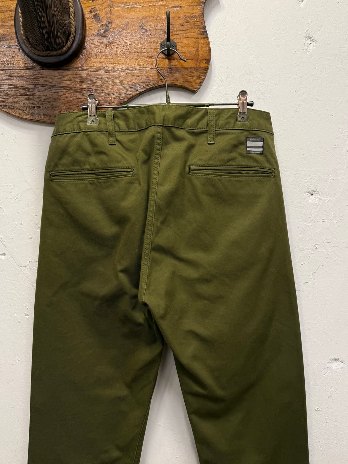 33) Momotaro Jeans Olive Green Work Pant 상품이미지1