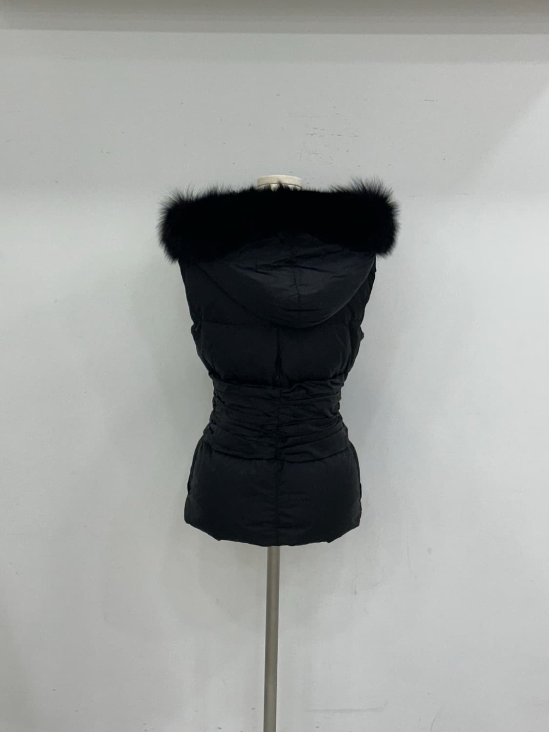 블루마린 퍼 패딩 조끼 상품이미지7