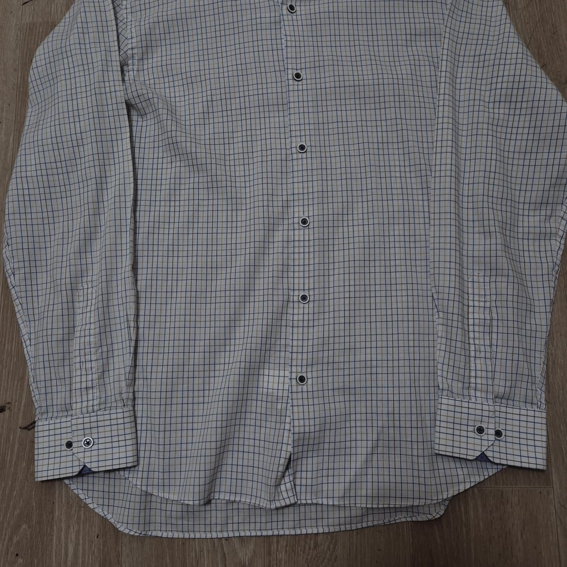 랑방 컬렉션 슬림핏 스탠다드 옥스포드 체크셔츠 XL(105) 상품이미지3