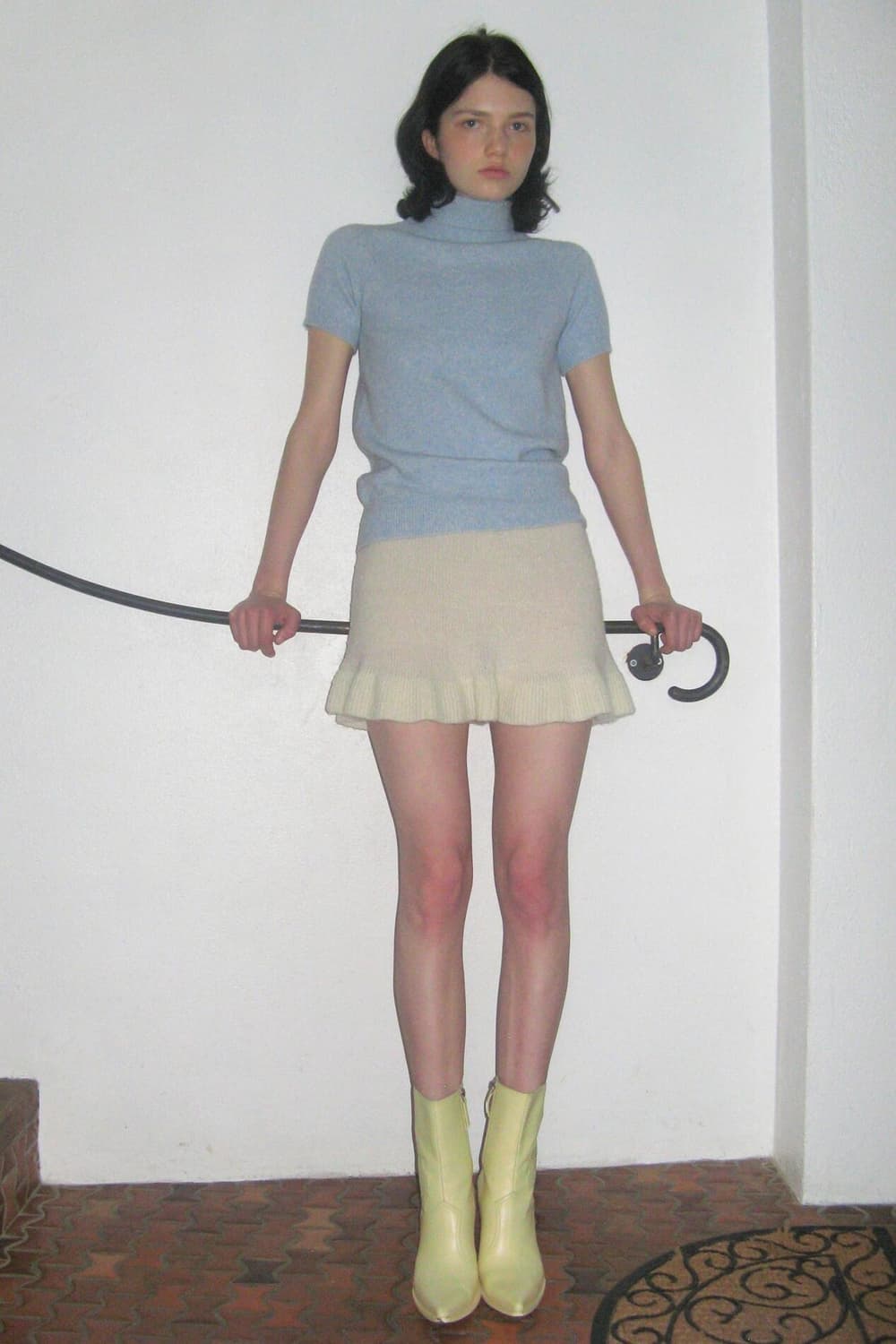 시눈 Rabbit Tie Half Sleeve Turtleneck 상품이미지5