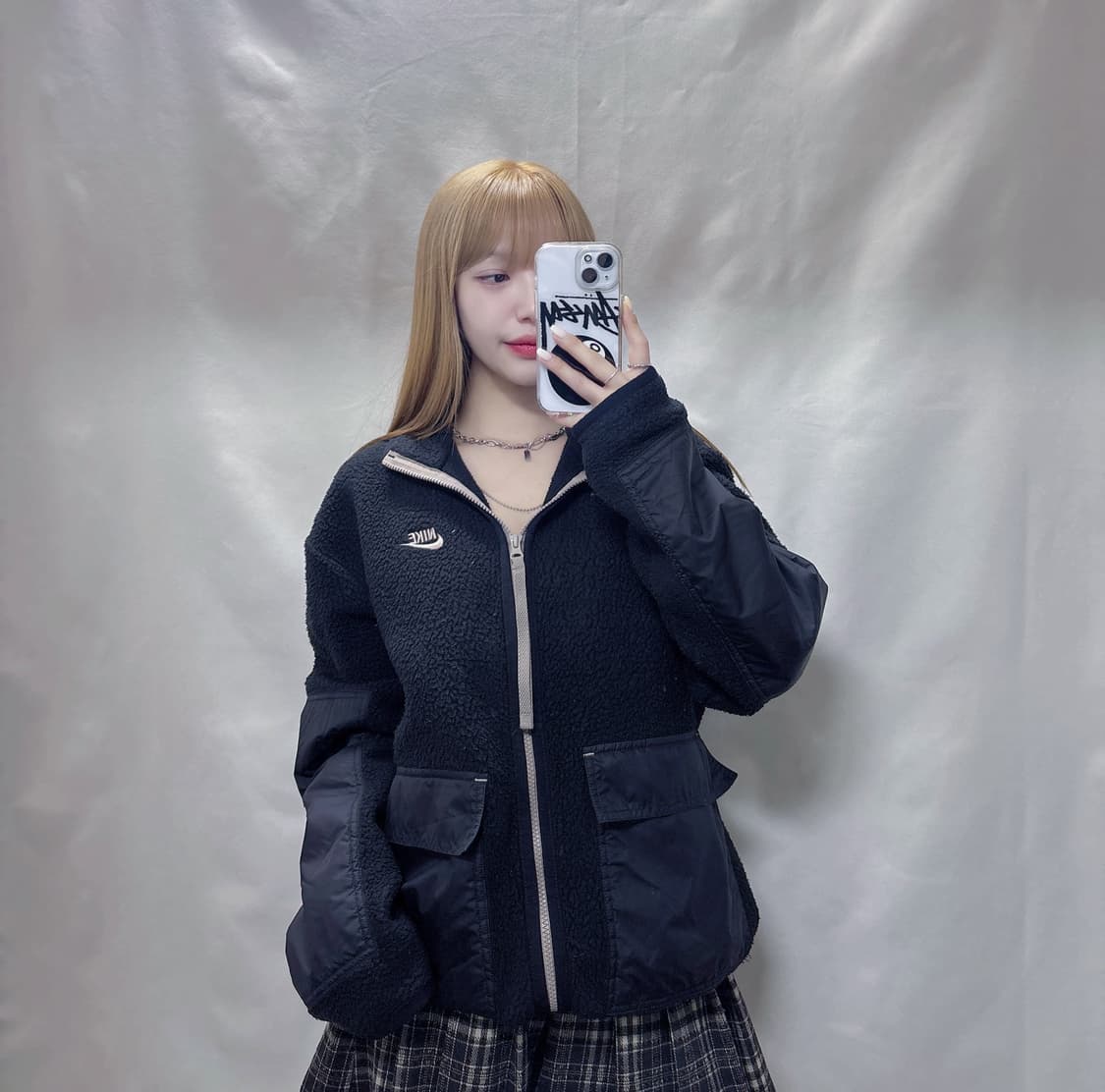 나이키 스우시 투웨이 플리스 집업  상품이미지2