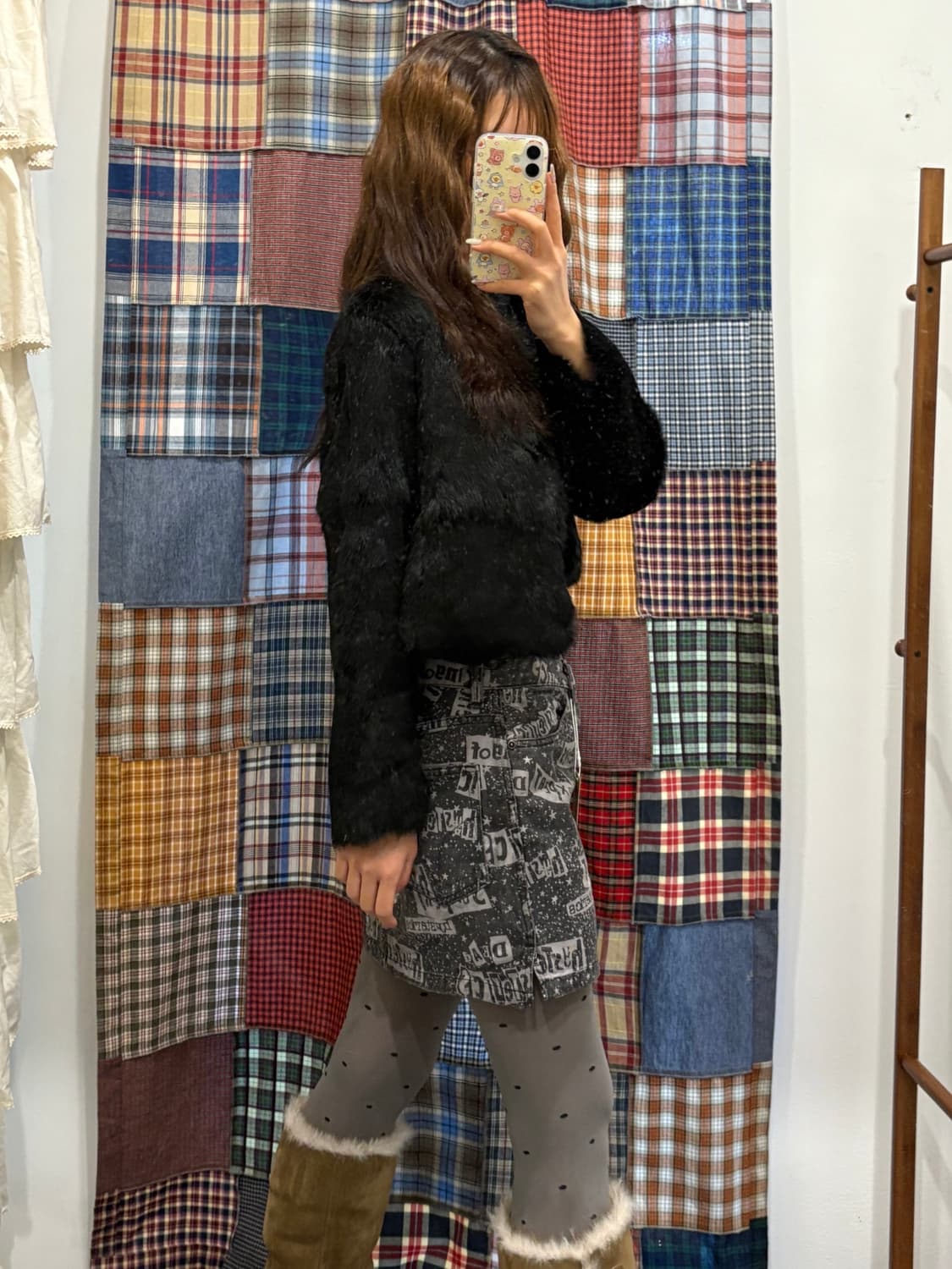 히스테릭글래머 패턴 미니스커트 상품이미지3