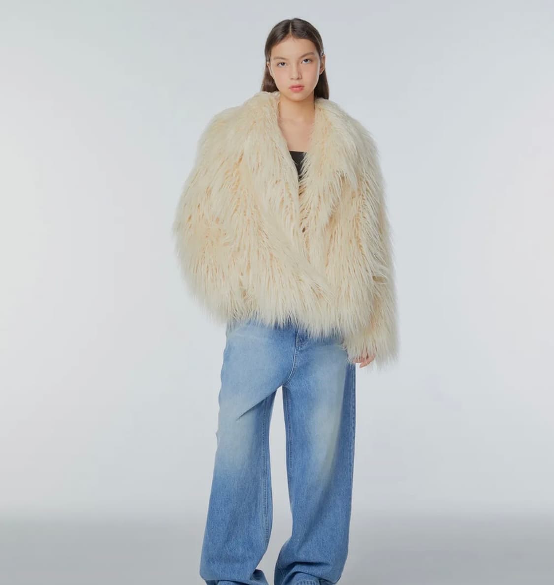 인스턴트펑크 오버사이즈 에코 퍼자켓 상품이미지1