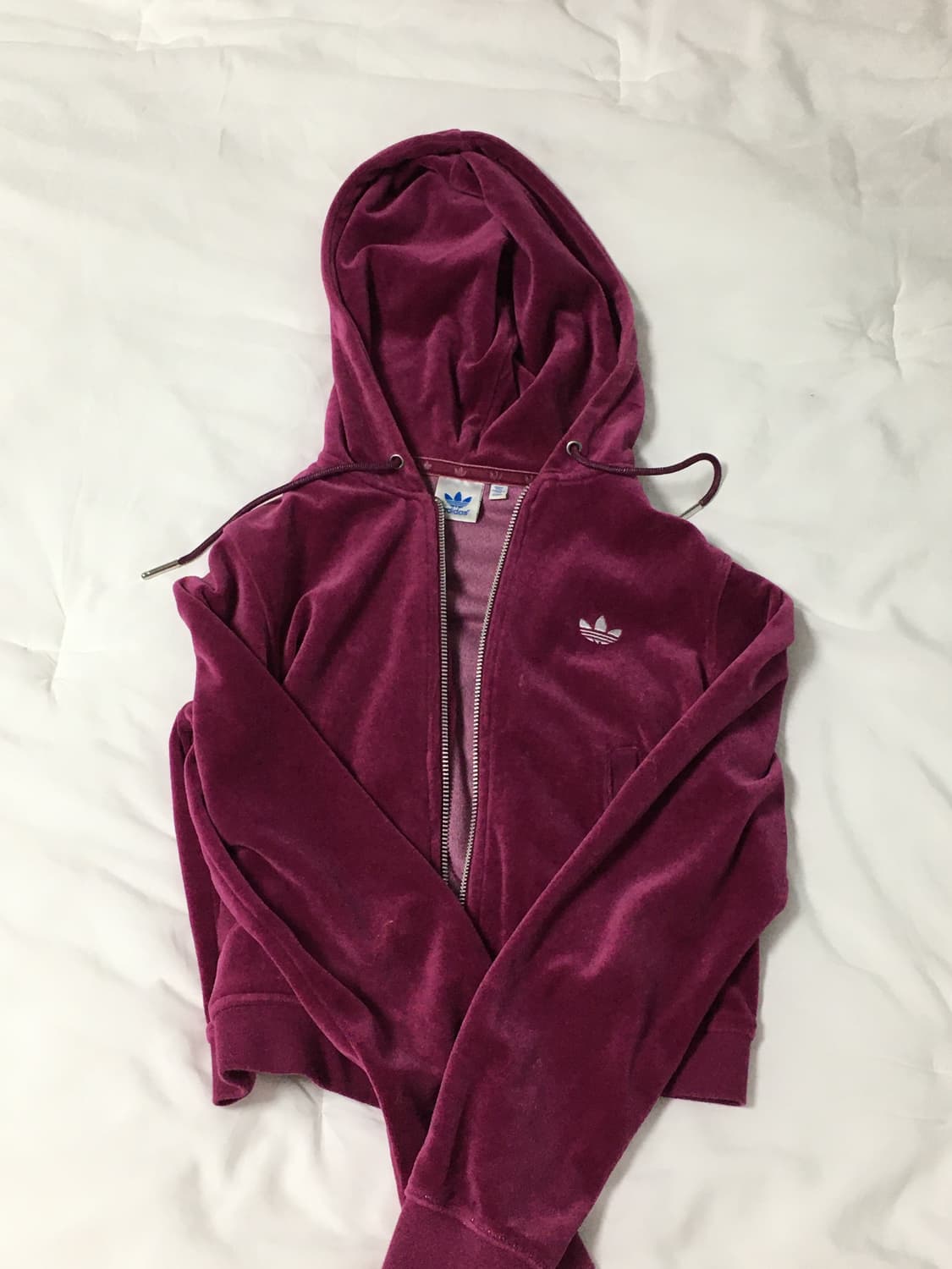 아디다스 벨벳 보라 크롭 져지 상품이미지1