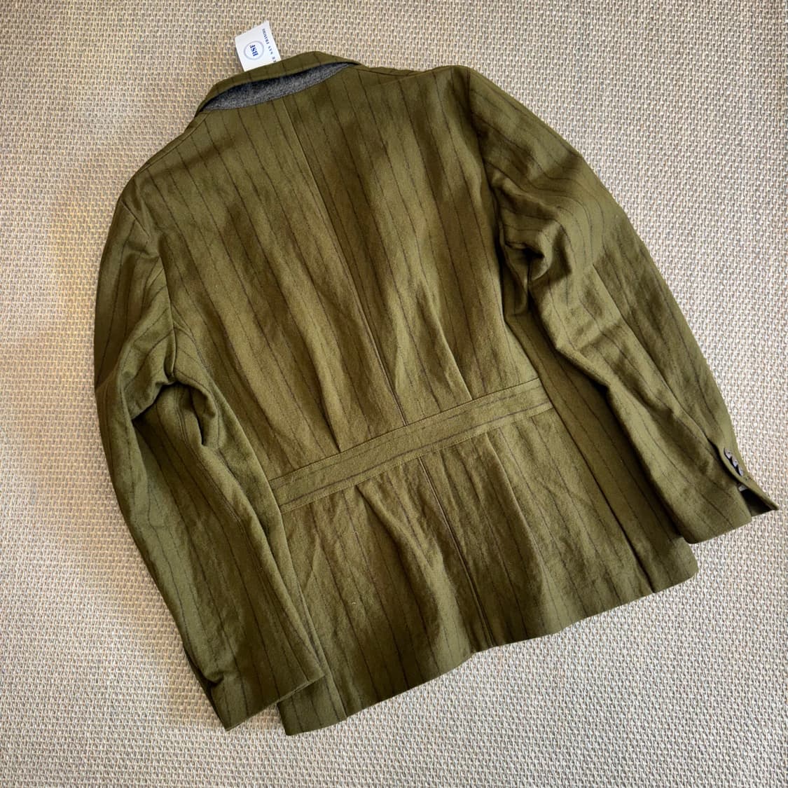 BSF 이탈리안 최상급 울 린넨 아메카지 블레이저 필드코트 숏코트 상품이미지7