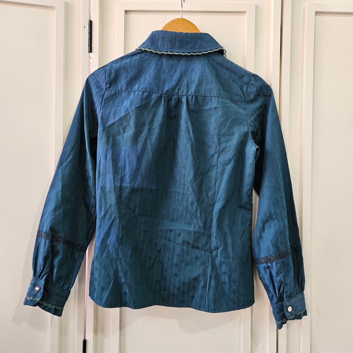 axes femme 프릴 레이스 블라우스 상품이미지5