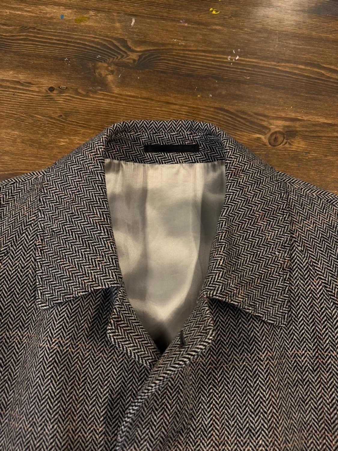 로얄 팬더 트위드 래글런 코트 100 상품이미지7