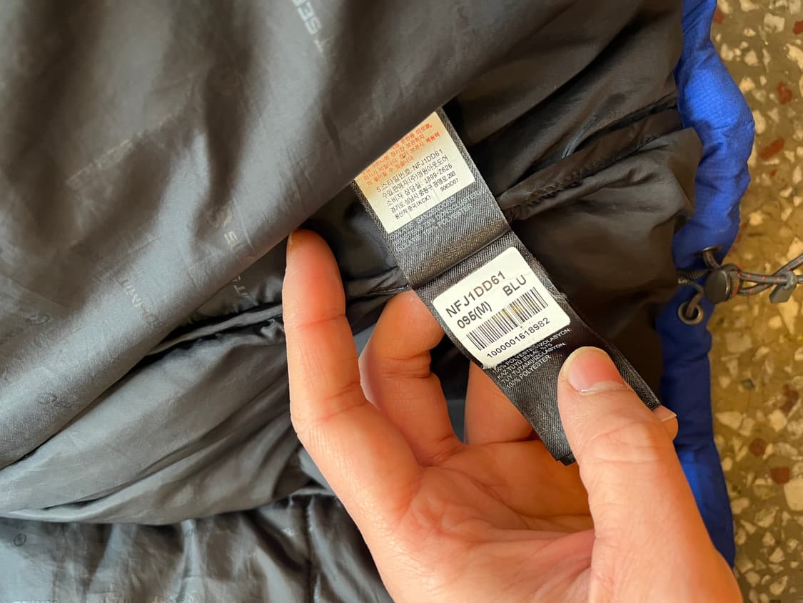 노스페이스 히말라야1패딩 블루 상품이미지8