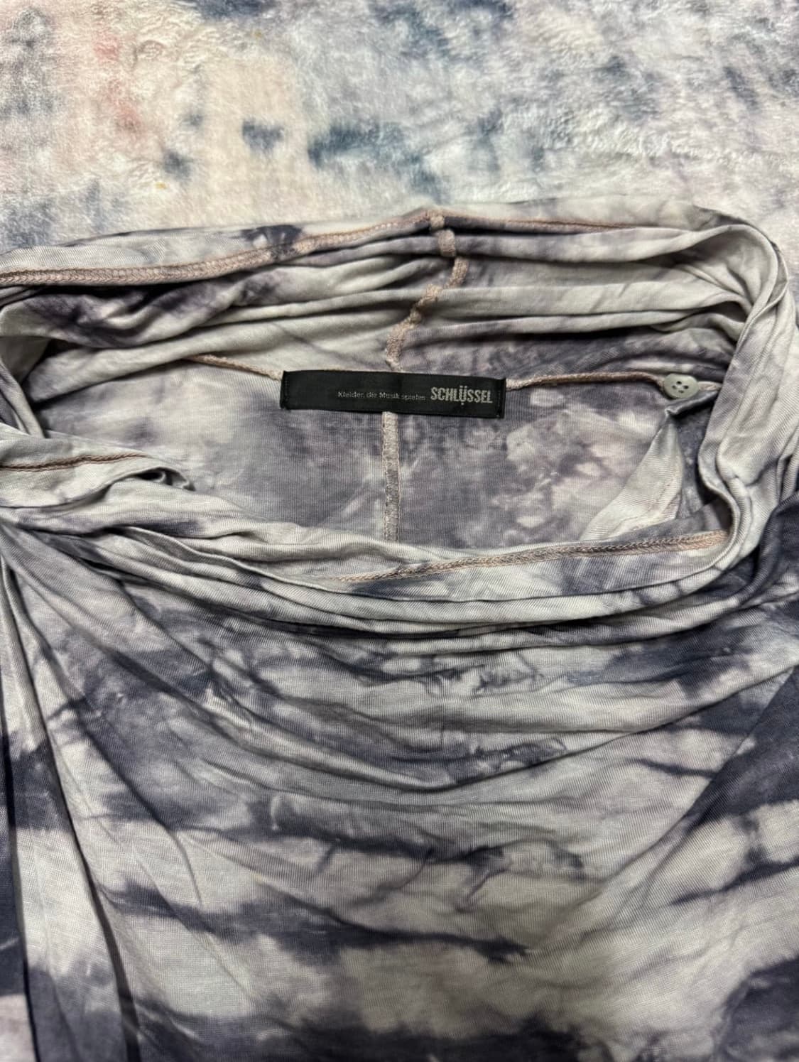 Schlussel 00s archive draped top 상품이미지3