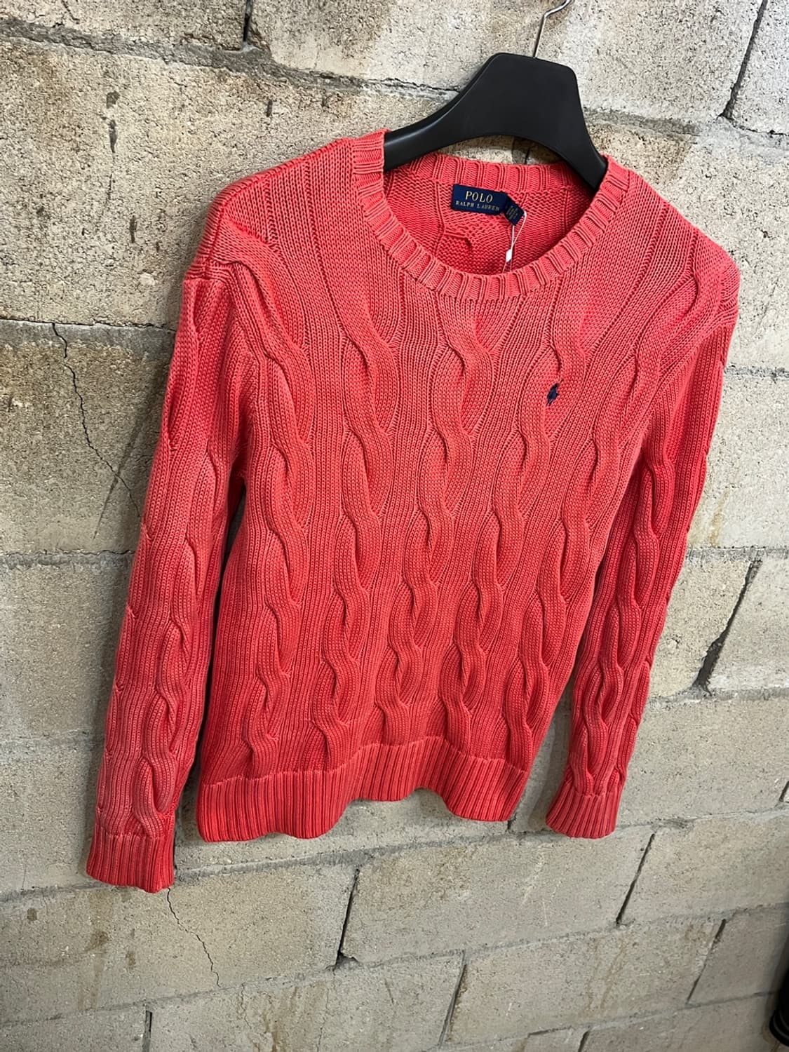 폴로 랄프로렌 핑크 케이블 니트  상품이미지3