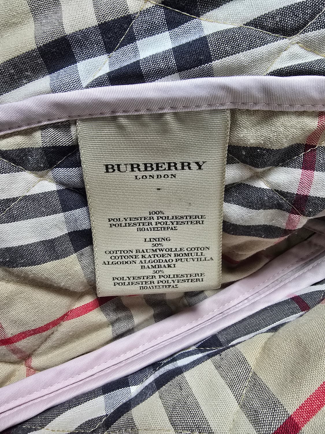 버버리 퀼팅 숏 자켓 s 상품이미지7