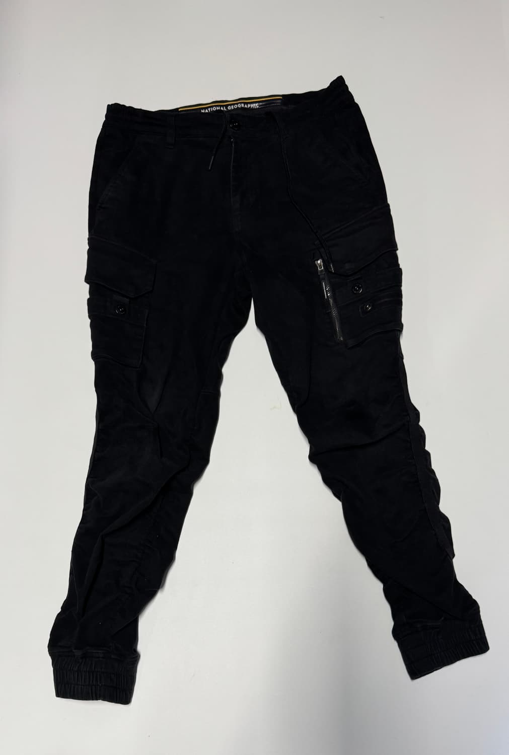 내셔널지오그래픽 21년도 블랙 카고 조거팬츠 33인치 상품이미지1