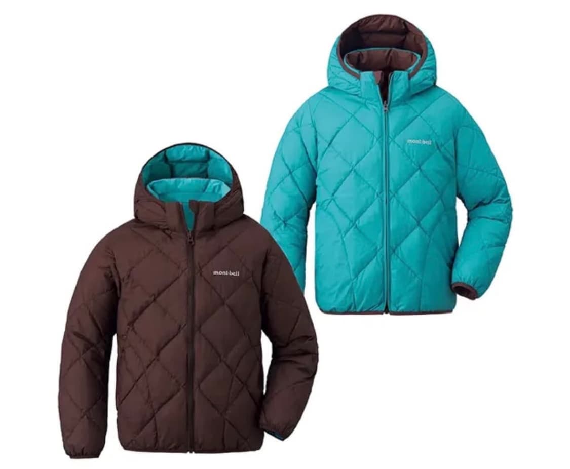 몽벨 키즈 리버시블 패딩 코코아 160 상품이미지1