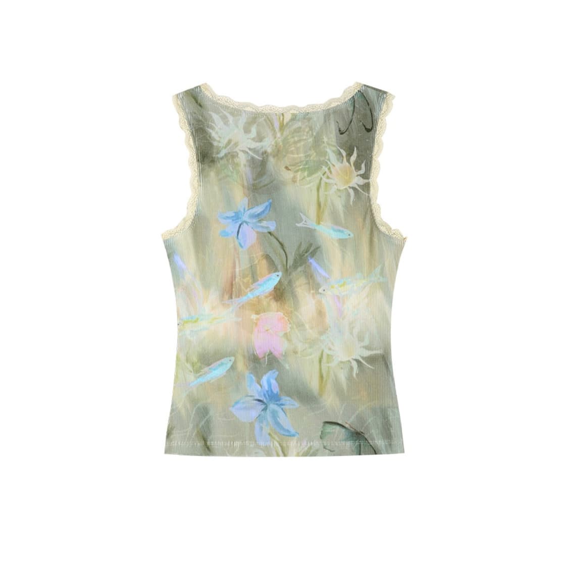 앤더슨벨 FISH & BUTTERFLY LACE EMBROIDERED T 상품이미지3