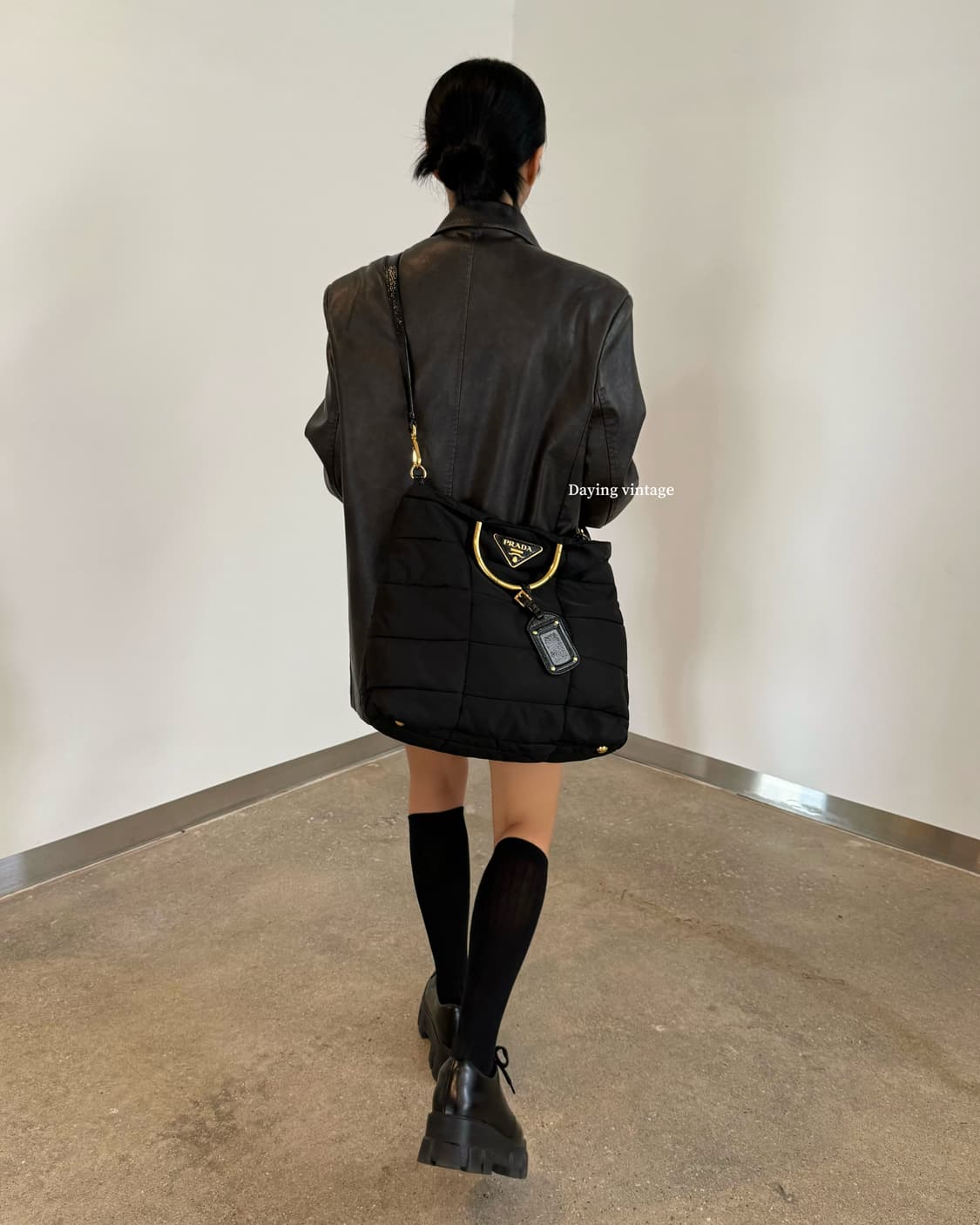 프라다 나일론 퀄팅 토트&크로스백 상품이미지8