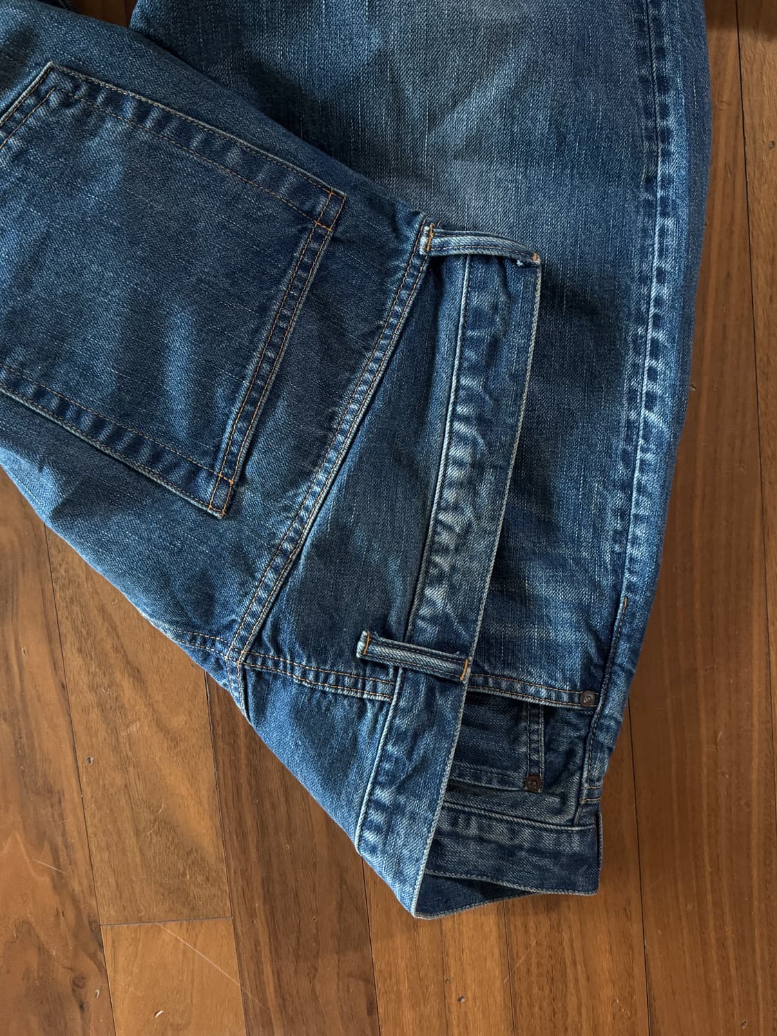 아프레쎄 Washed Wide Denim Pant AP-4002 상품이미지3