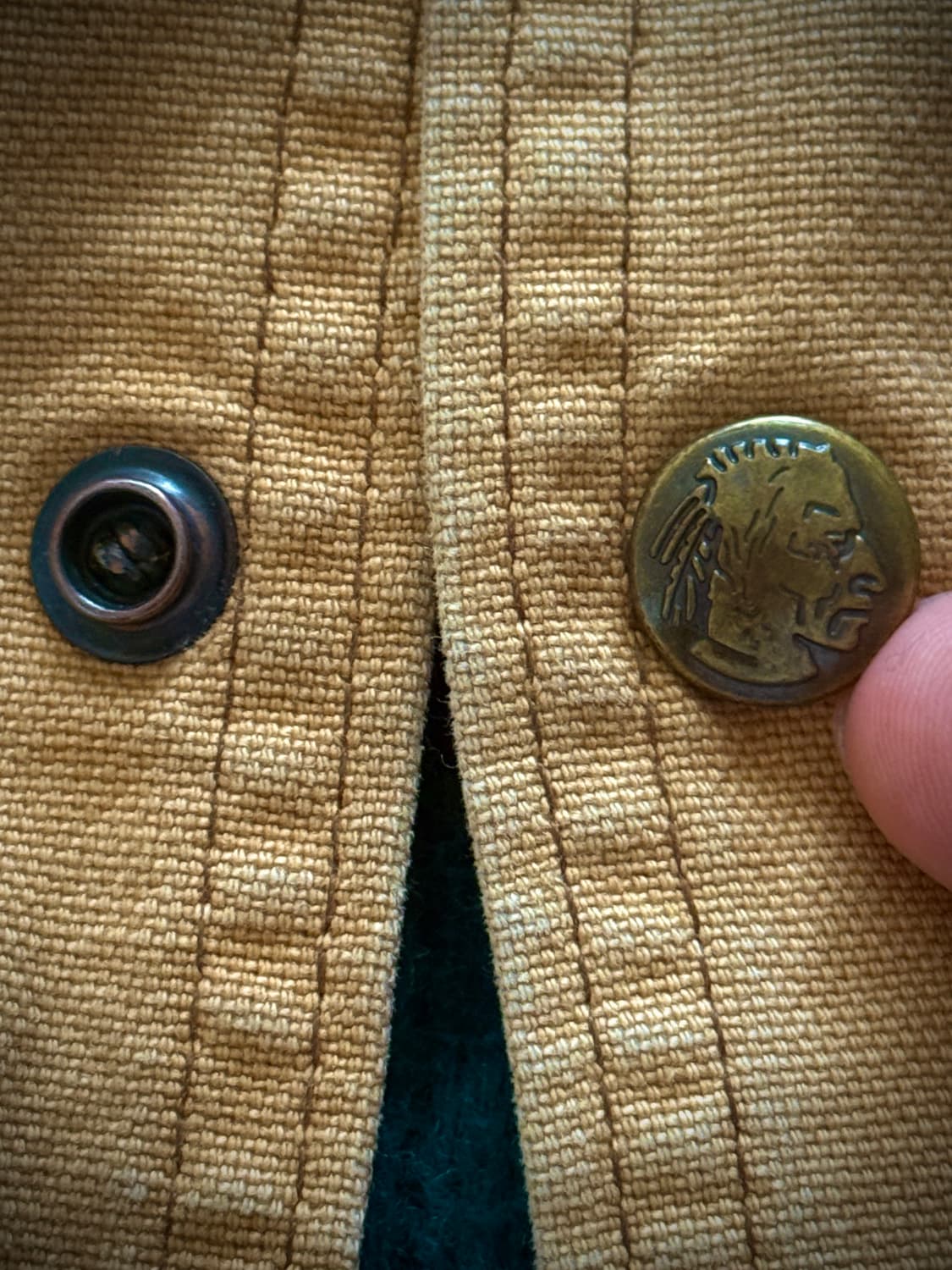 80s Wool Rich 아즈텍 라이너 덕 헌팅 필드 코트자켓 상품이미지7