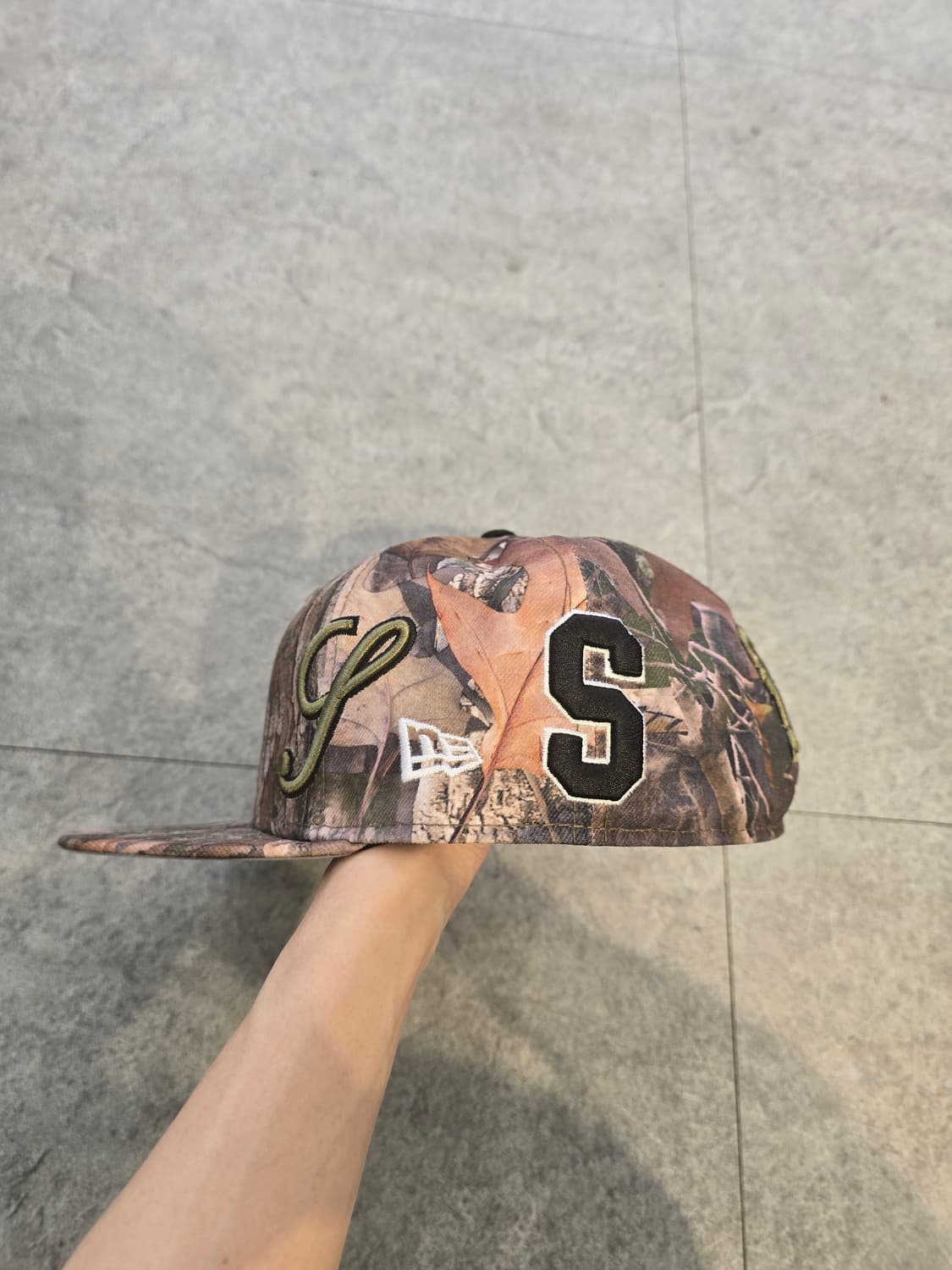 Supreme  멀티 S 로고 뉴에라 트루팀버 카나티 카모  상품이미지4