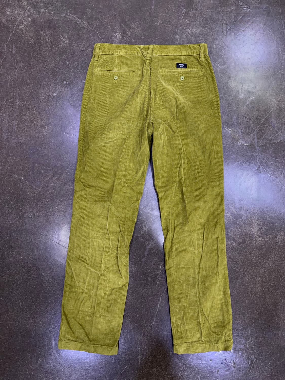 반스 어센틱 치노 코듀로이 릴렉스드 팬츠 아보카도 32 상품이미지4