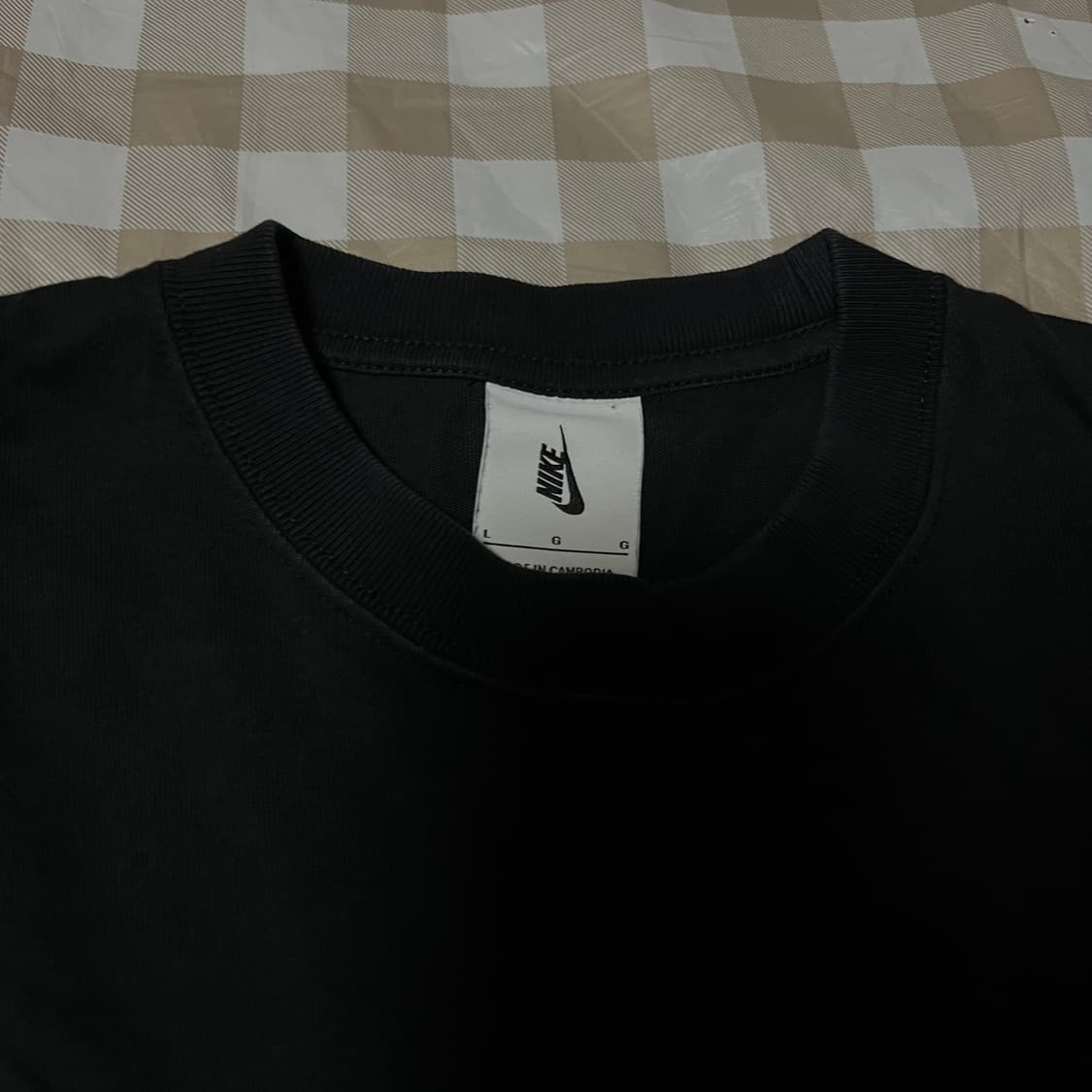 나이키 NRG 솔로 스우시 반팔 블랙 L 반팔티 검정 스우시 NIKE 상품이미지2