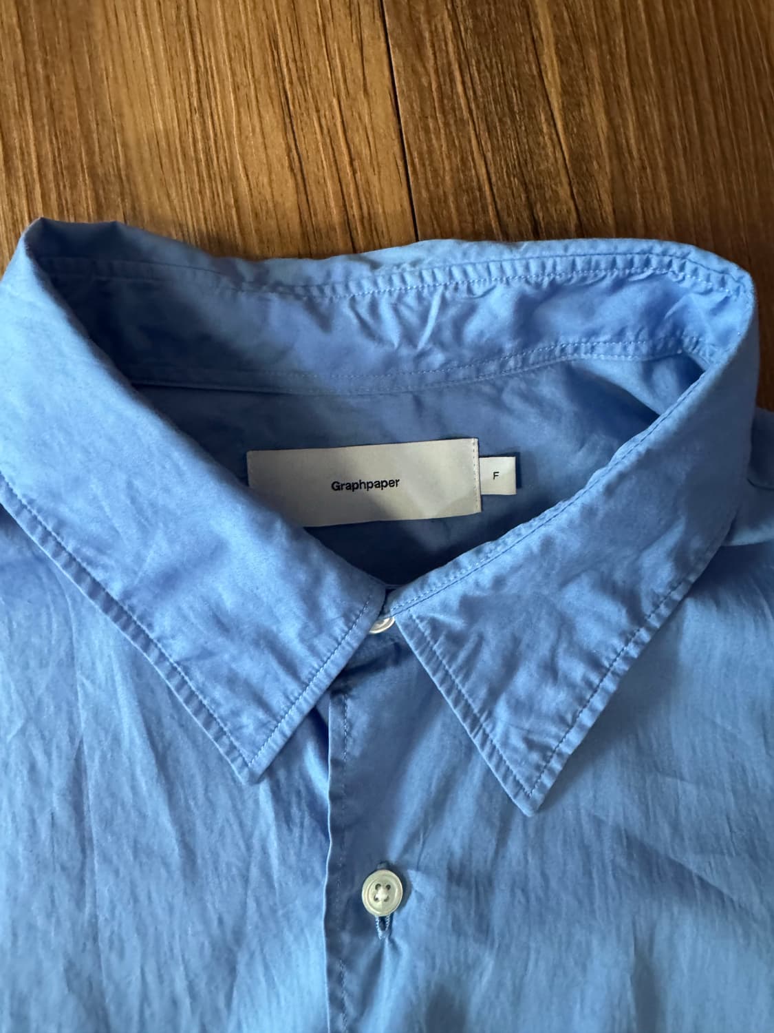 그라프페이퍼 삭스 오버사이즈 셔츠 상품이미지2
