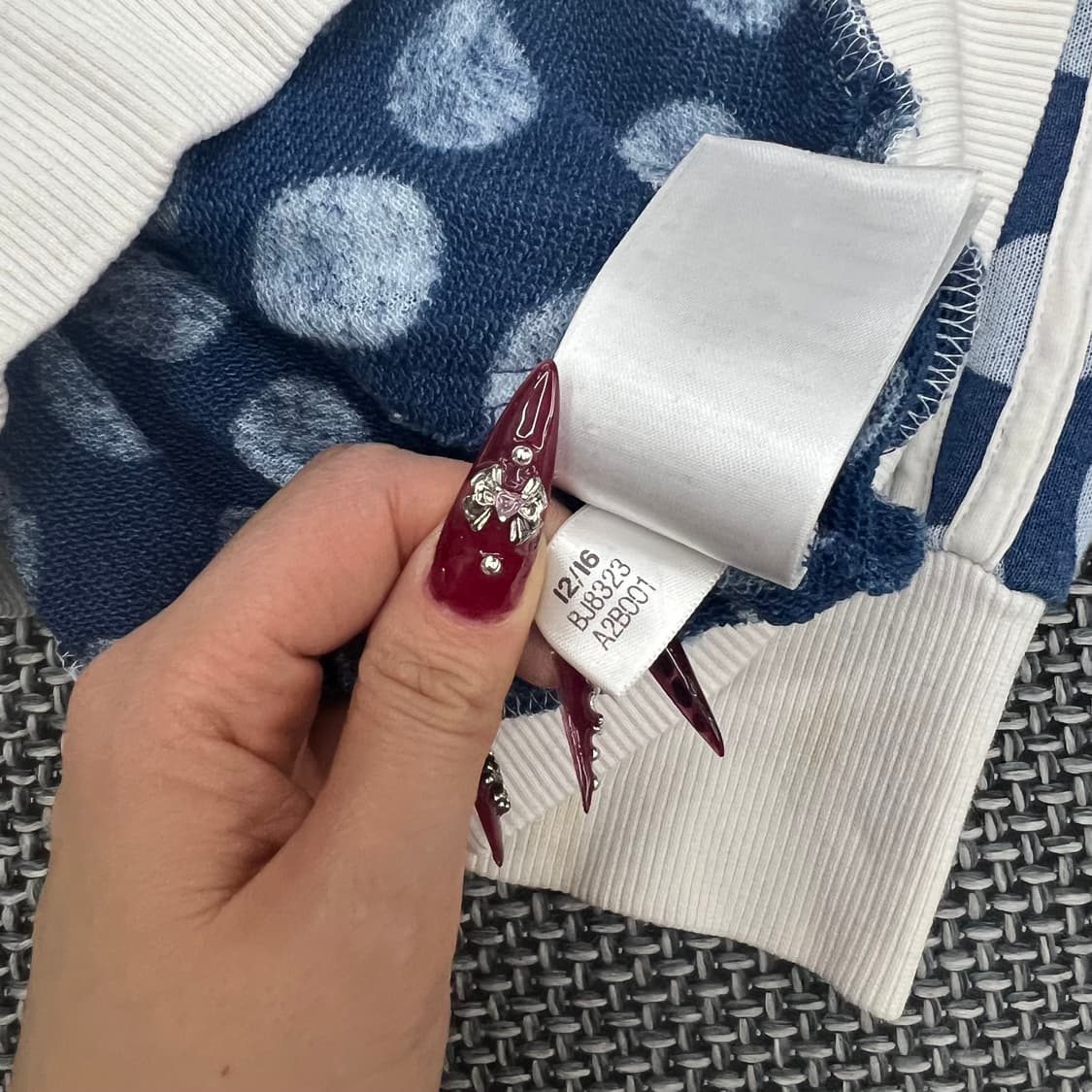 아디다스 희귀 도트 니트져지 상품이미지4