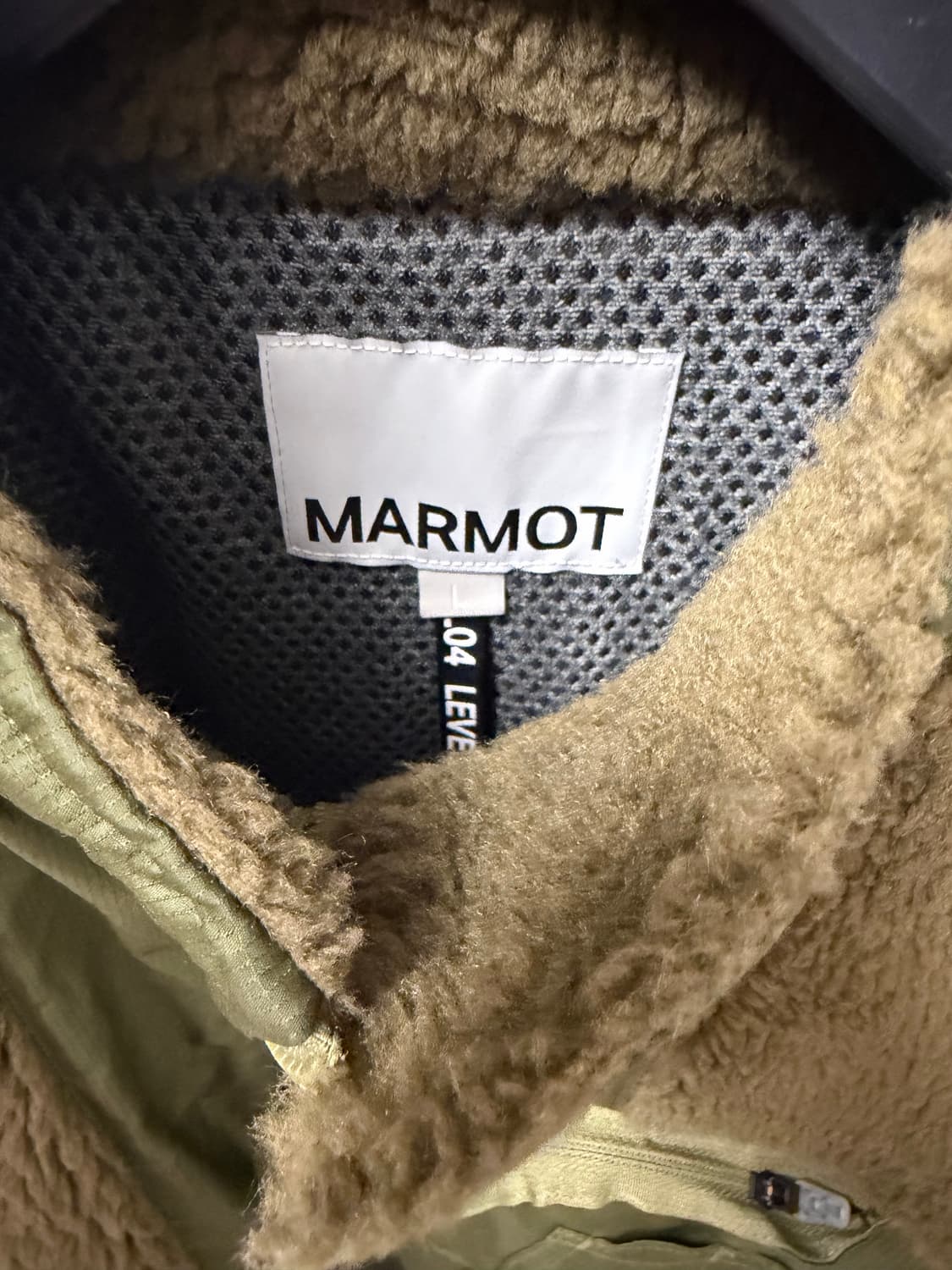 마모트캐피탈 플리스 점퍼 카키 L 상품이미지4