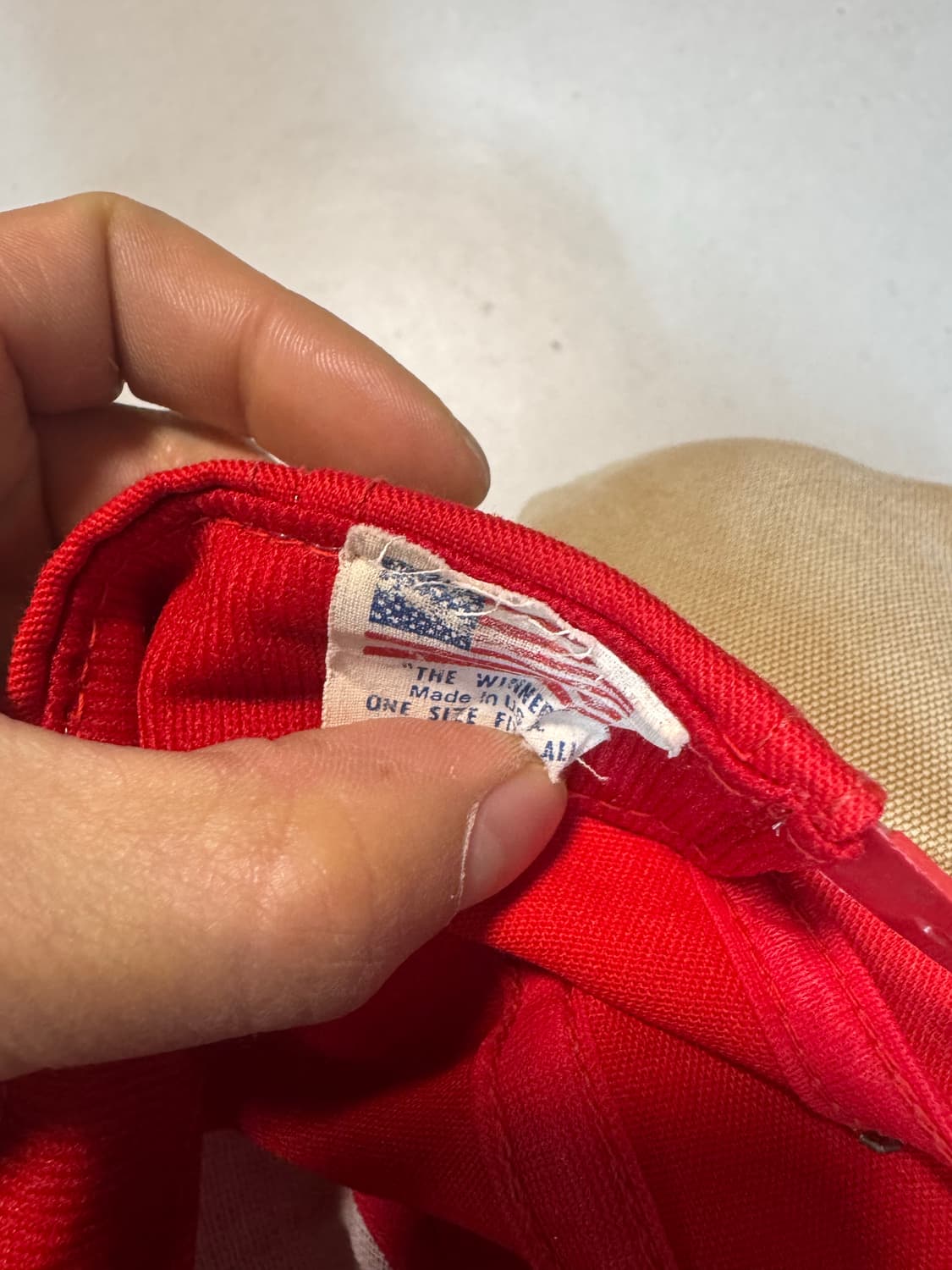 70~80s ford 트러커캡 볼캡 스냅백 레드 made in usa 상품이미지4