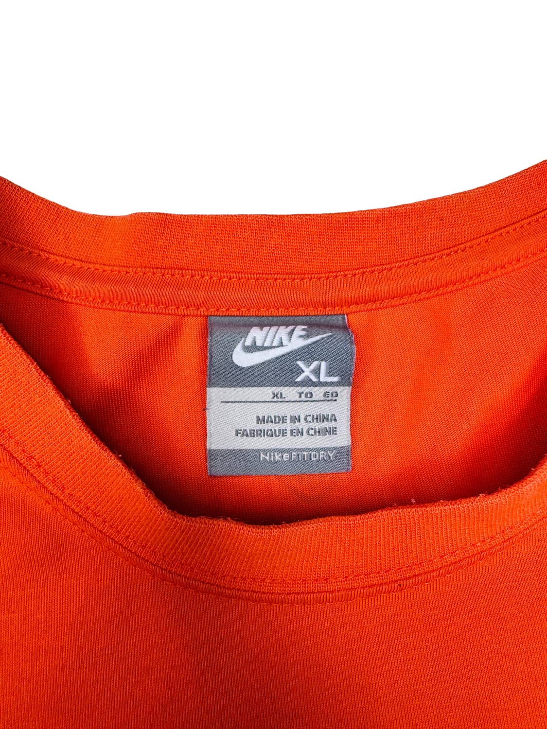 빈티지 00s 나이키 NIKE FIT 네덜란드 반더 바르트 티셔츠 XL 상품이미지3