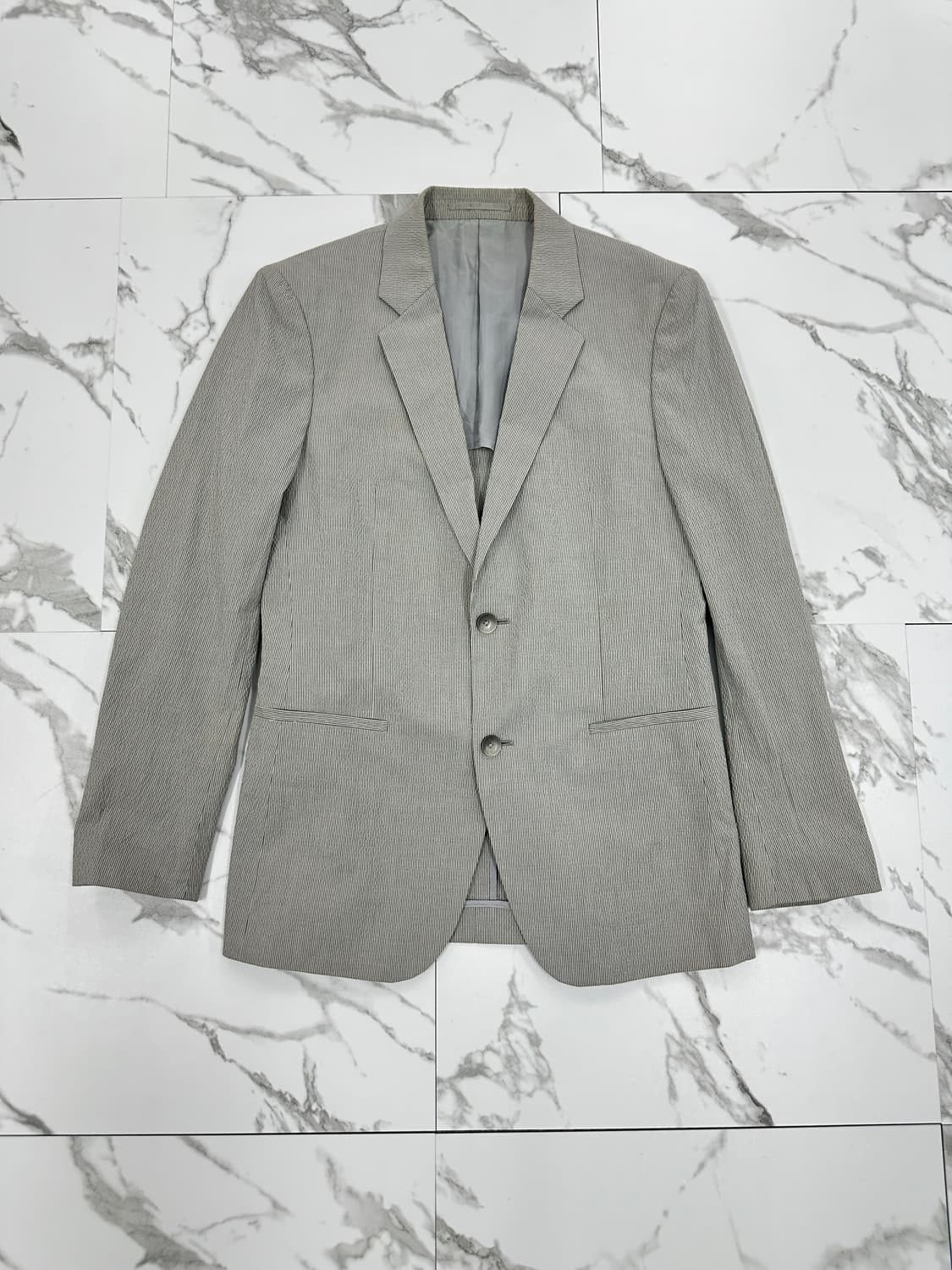 띠어리 스트라이프 투버튼 블레이저 상품이미지1